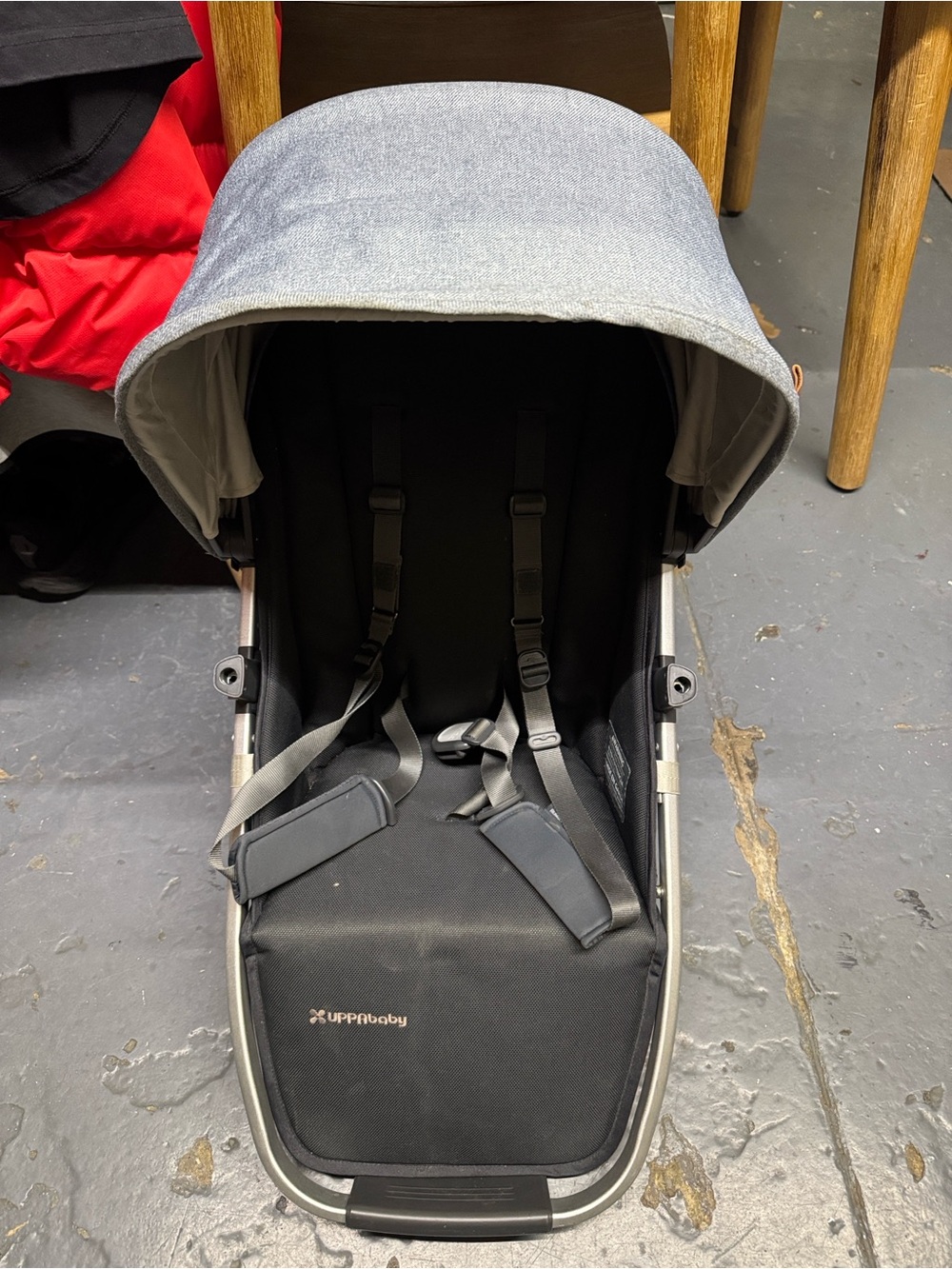 Uppababy — Grey Canopy Stroller Seat Insert